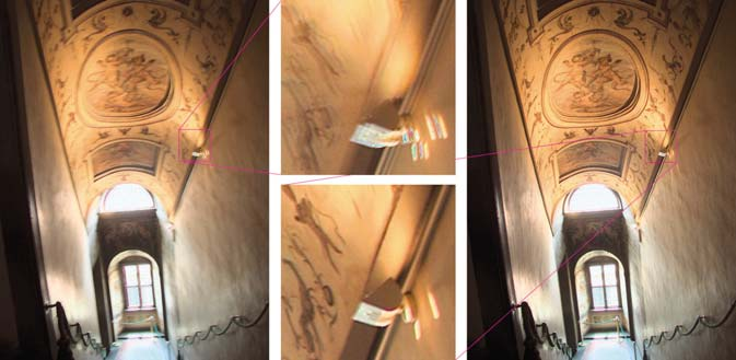 comparison of motion compensation and none